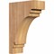 Ekena Millwork Pescadero Smooth Corbel, Western Red Cedar, 3 1/2"W x 8"D x 12"H COR04X08X12PEC00SWR - alternate 1